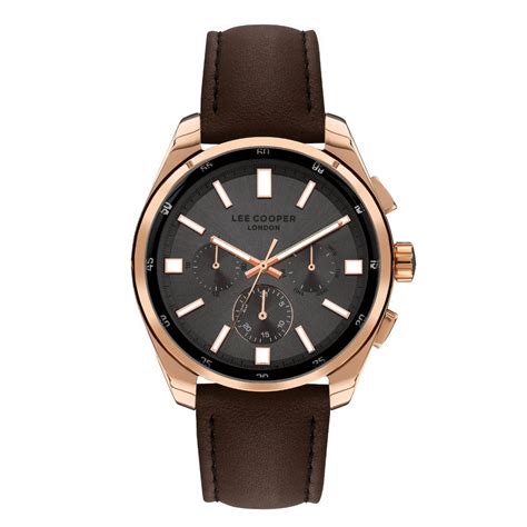 Reloj Lee Copper negro para caballero LC07514.452.